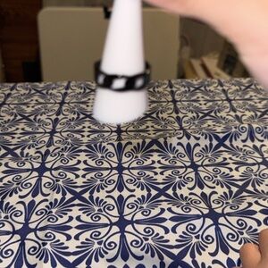 Black and White Men's Ring